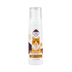 TOP PET - Espuma Baño en Seco Hipoalergénico con Aloe Vera y Glicerina para gatos x 180ml