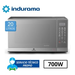 INDURAMA - Horno Microondas 20L 700W MWI20TCRP Croma