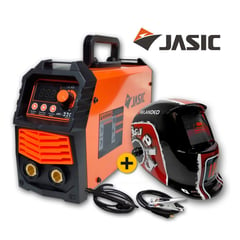 JASIC - Soldadora Inversora 220AMP ARC220 con Máscara