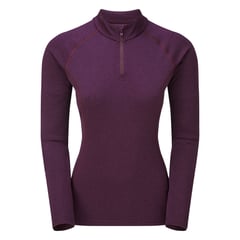 MONTANE - Primera capa antibacterial mujer Dart Zip Neck -