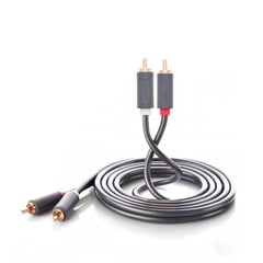 UGREEN - Cable 2 Rca - 2 Rca 50cm Hifi Audio Bañado Oro Stereo Mp3 Tv