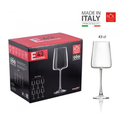 RCR  ITALIA - Set de copas x 6 Vino 43CL. RCR - Hecho en Italia