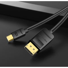 VENTION - Cable Mini Dp - Displayport 4k Audio + Video Thunderbolt 2 (1.5m)