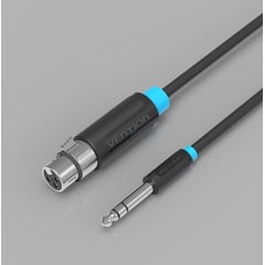 VENTION - Hifi Cable 65mm Trs Xlr Hembra 1m Audio Consola