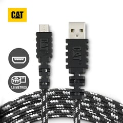 CAT - Cable Carga y Datos Resistente USB a MicroUSB 1-8Metros