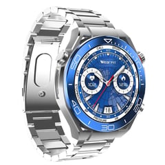 GENERICO - SMARTWATCH HW5 ULTIMATE AZUL - Correa Metal y 2 Correa de repuesto