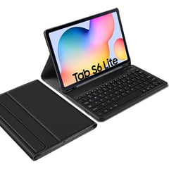 HOME NEAT - Funda teclado español ñ para galaxy tab s6 lite 10.4 sm-p610/p615