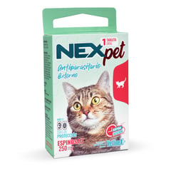 VETLINEX - ANTIPULGAS NEXPET GATO X 1 TABLETA