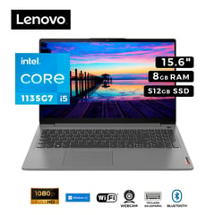 Laptop ideapad 3 15itl6 intel core i5-1135g7 8gb ram 512gb ssd