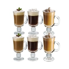 INSPIRA - Set de 6 Copas para Capuccino o Bebidas frias