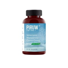 PIRUW - Total Relax - Valeriana Manzanilla y Camu Camu Cáp 100u x 500mg