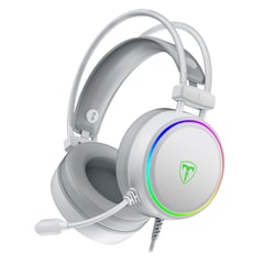 T DAGGER - Audifono T-DAGGER SONA RGB White Virtual 7.1 C/ Microfono USB