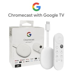 GOOGLE - Chromecast 4K con TV Cuarta Generación