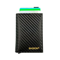 BAGSON - Billetera Tarjetero RFID con Cierre Imantado