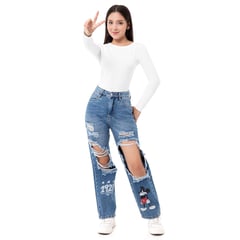 SQUEEZE - Pantalon Moda Denim Athenas_Disney Mujer