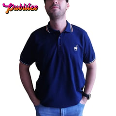 GENERICO - POLO CAMISERO PIQUE PERÚ UNISEX ESCUDO NACIONAL