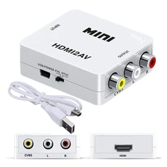 Adaptador Convertidor HDMI a RCA Video Pal NTSC