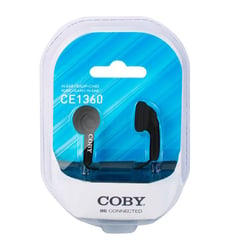 COBY - Audífonos Ear Bud CE1360BK