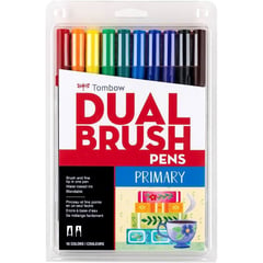 TOMBOW - Dual Brush Pen 10 Colores Primarios