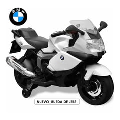 BMW - Moto 12V K1300S Licenciado Rueda de Jebe Blanco