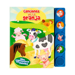 EUROSURBOOKS - Libro Infantil Musical Canciones de la Granja