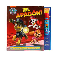 EUROSURBOOKS - Libro Infantil Nickelodeon Paw Patrol El Apagón con Linterna