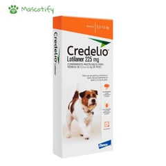 BAYER - Credelio 5.5 a 11kg (225mg) - Antipulgas para perros x3