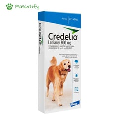 BAYER - Credelio 22 a 45kg (900mg) - Antipulgas para perros x3