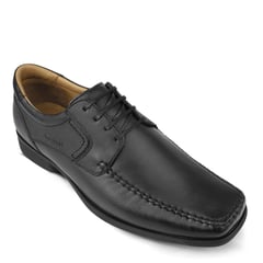 HAWERL - Zapato Confort Vestir Hombre H302 Negro