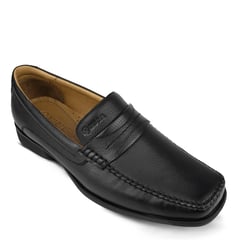 HAWERL - Zapato Confort Vestir Hombre H335 Negro