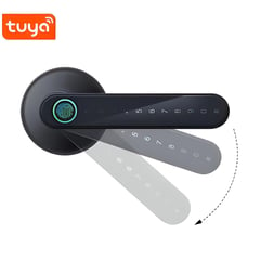 GENERICO - Cerradura Inteligente Bluetooth Lector de Huella Digital TUYA PST-T8