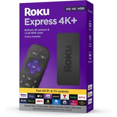 ROKU - Express 4K Plus Streaming Player Dual Band WiFi -No Fire Tv Stick