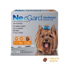 NEXGARD - S 11.3mg (2-4 Kg) x 1 tableta suelta