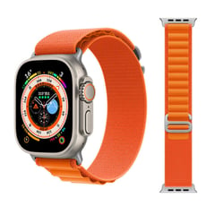 IMPORTADO - Correa Alpine Loop para AppleWatch y Smartwatch Naranja