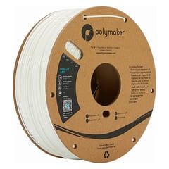 POLYMAKER - Filamento PolyLite ABS Blanco 175mm 1Kg