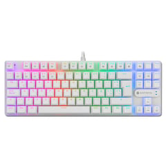 ANTRYX - Teclado Mecánico MK-830 Blanco LED RGB Usb