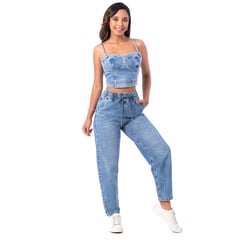 PIONIER - Jogger Denim Zamyn Mujer