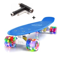 UFO - Skate Penny Para Niños y Jóvenes Con Luces Led