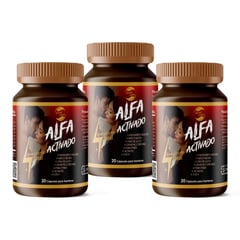 RAMSOL NATURA - Pack 3 Frascos Potencializador Maca Negra Huanarpo Macho Alfa Activado