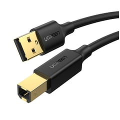UGREEN - Cable USB 2.0 Tipo-B Flexible 1m Windows DAC Piano PVC