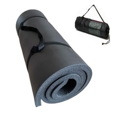 GENERICO - Mat de yoga 20 mm esterilla colchoneta negro