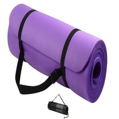 GENERICO - Mat de yoga 20 mm colchoneta esterilla morado