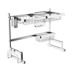 GENERICO - Escurridor de platos y utensilios de 65cm de acero inoxidable