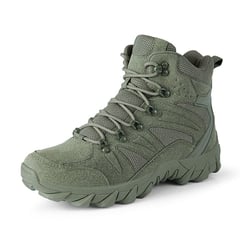 BLWOENS - Botas militares de alta calidad para hombre botines de combate-Verde