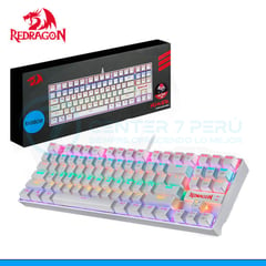 REDRAGON - Teclado KUMARA Rainbow K552W-KR-SP WHITE Spanish