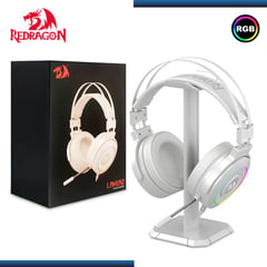 REDRAGON - AUDIFONOS LAMIA H320 USB 7.1 RGB BLANCO