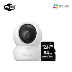 EZVIZ - Cámara De Seguridad Inteligente Para Interiores C6N Full Hd + SD 64 GB