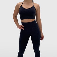 WORKOUT - Conjunto Leggings y Top Mujer - Ropa Deportiva -