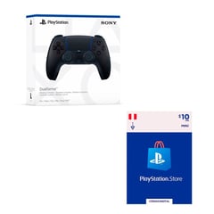 SONY - MANDO INALAMBRICO DUALSENSE PS5 NEGRO MAS GIFT CARD 10 DOLAR