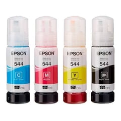 EPSON - Kit Tinta Epson T544 Amarillo Cian Magenta Negro